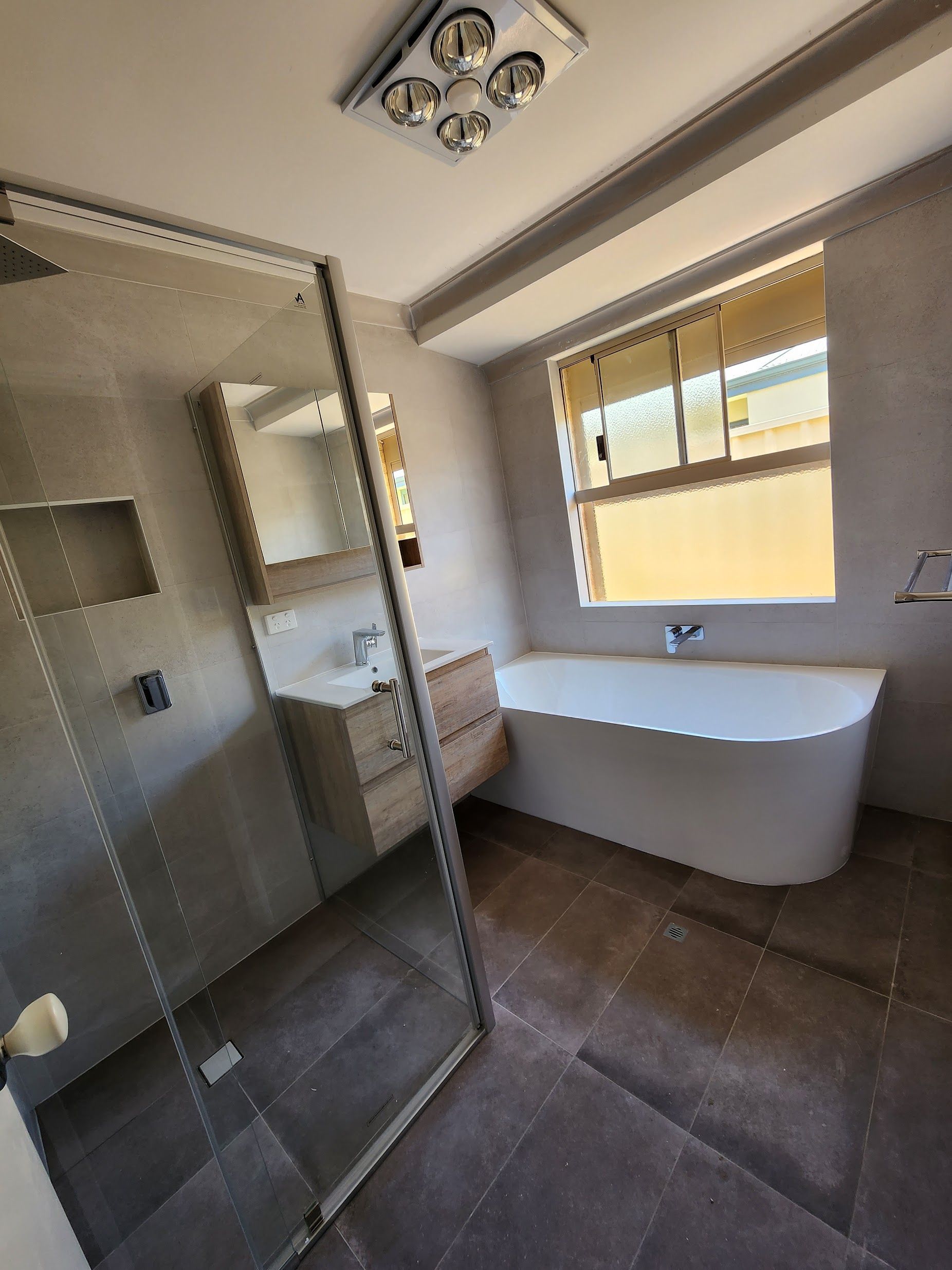 Bathroom renovation in Perth.