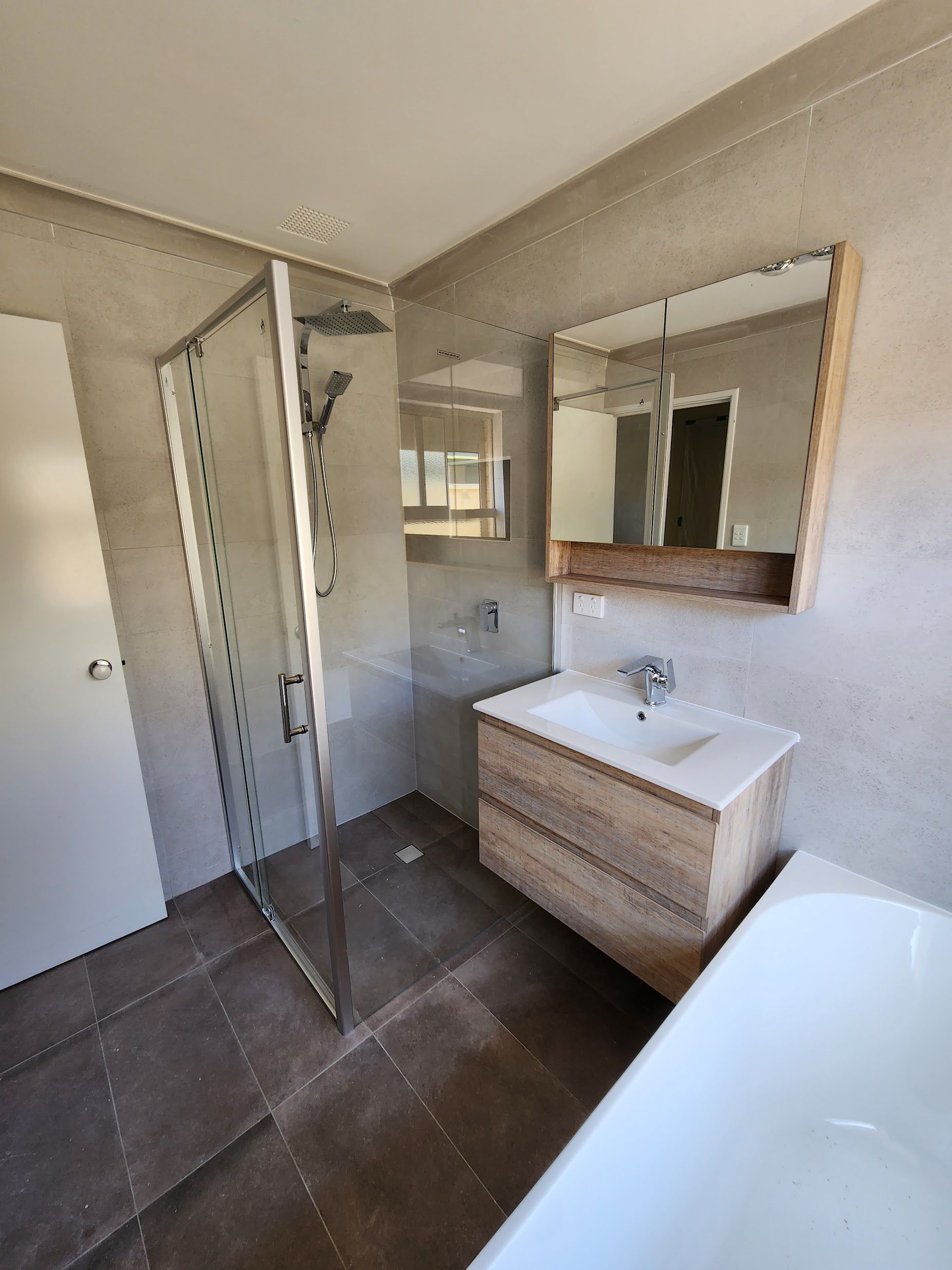 Bathroom renovation in Perth.