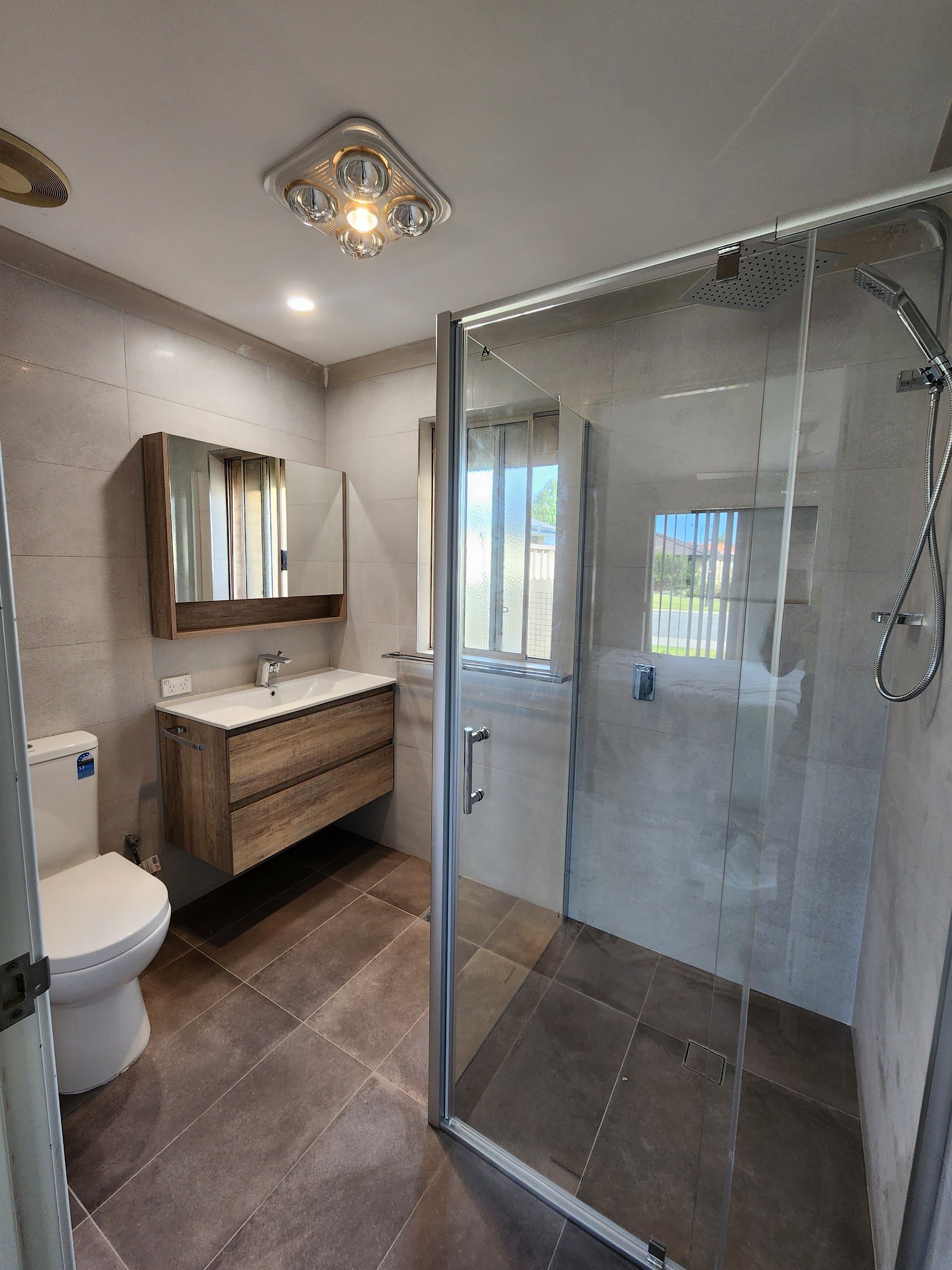 Bathroom renovation in Perth.