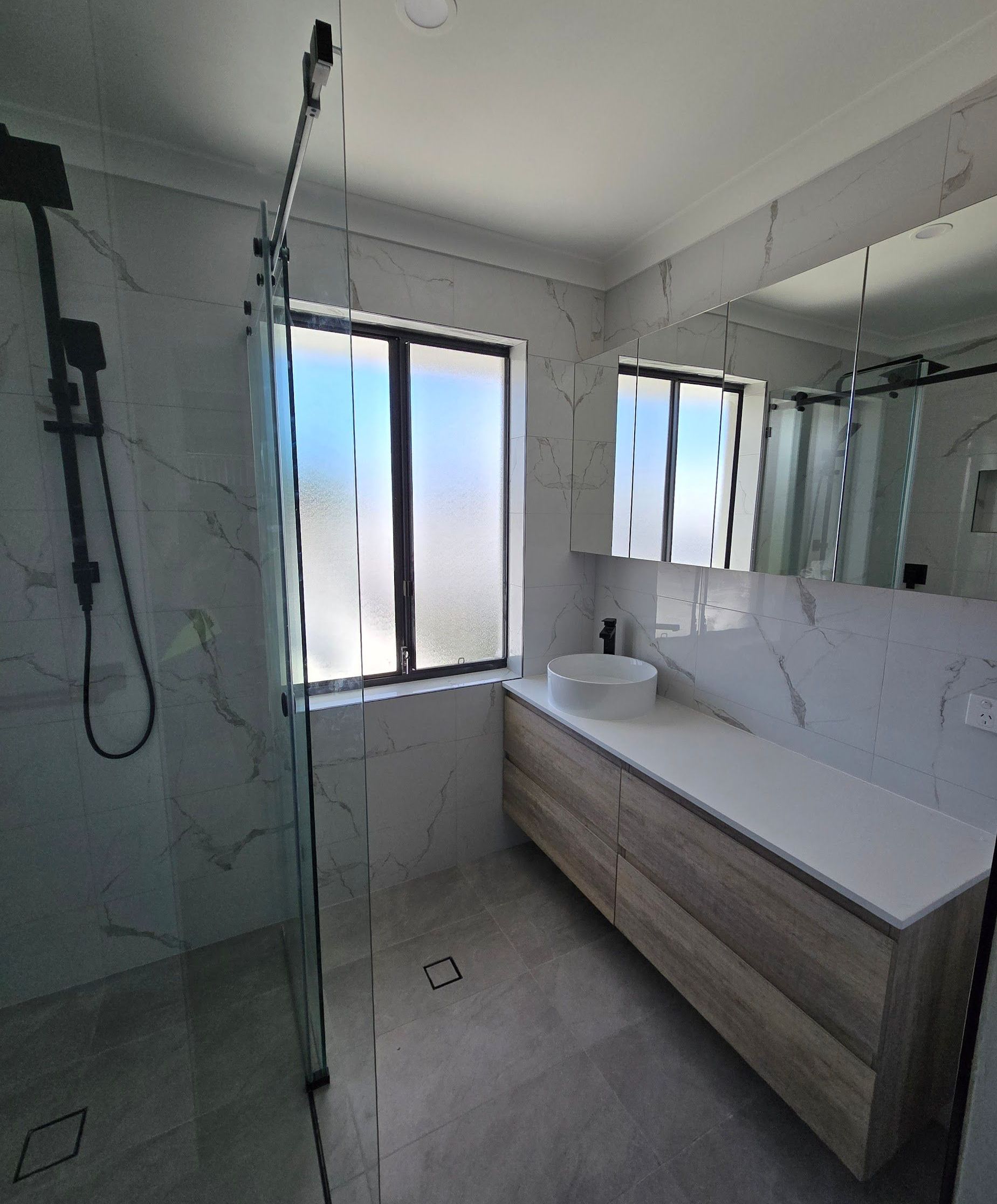 Bathroom renovation in Perth.