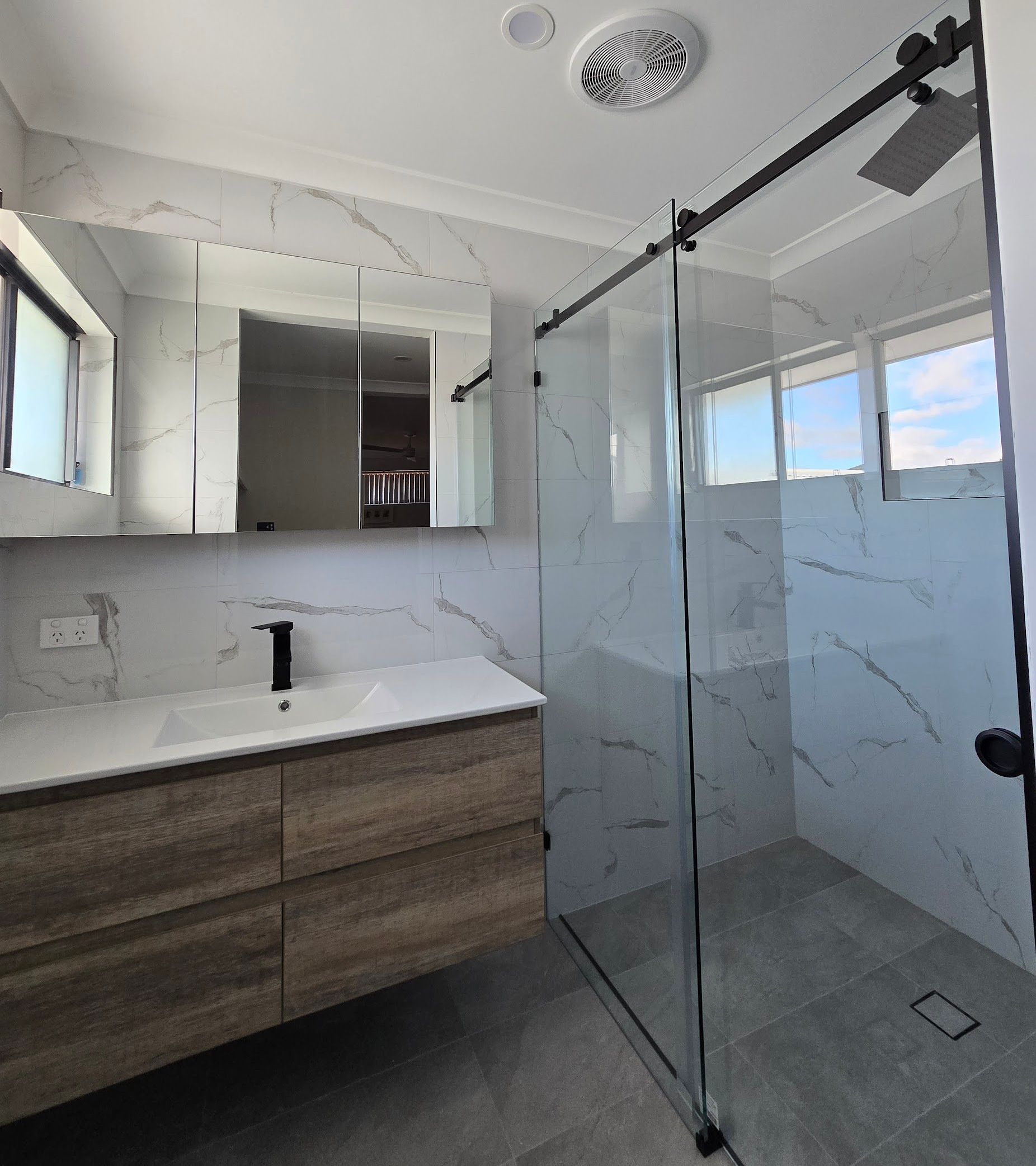 Bathroom renovation in Perth.