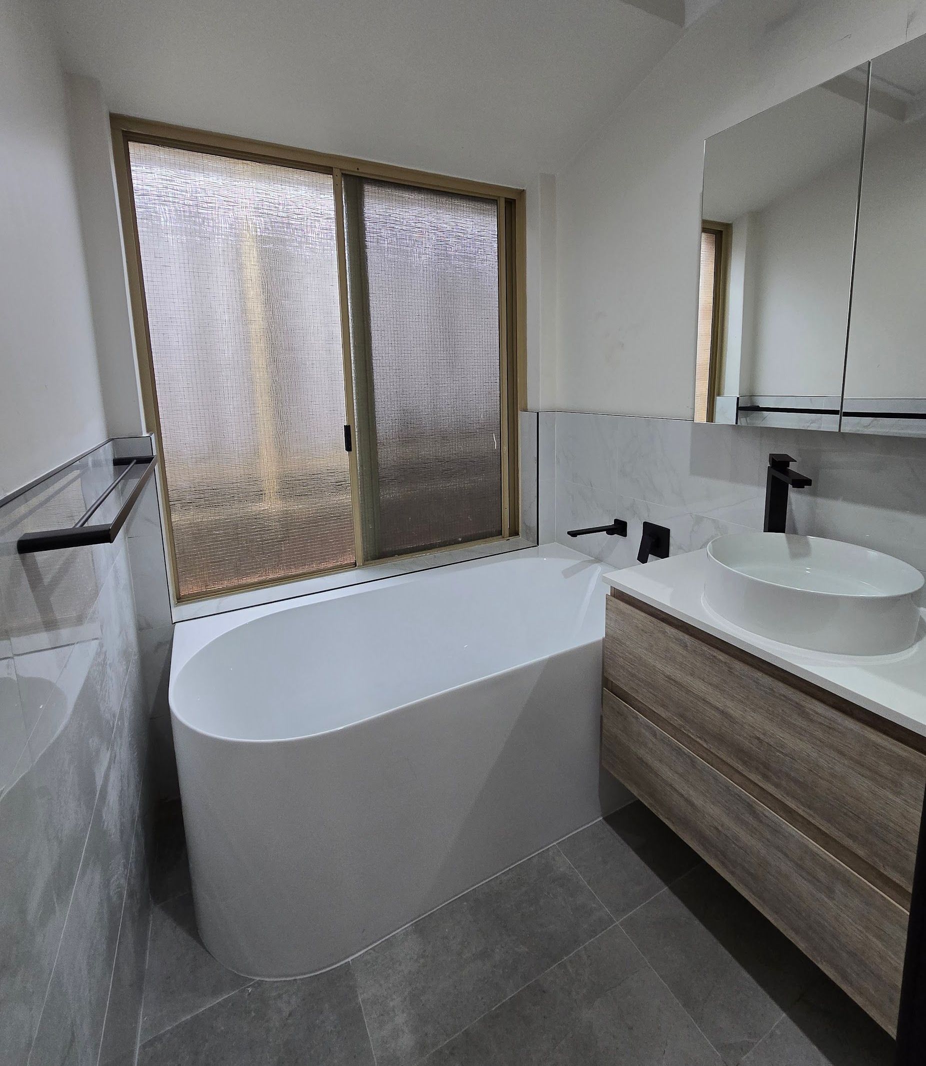 Bathroom renovation in Perth.