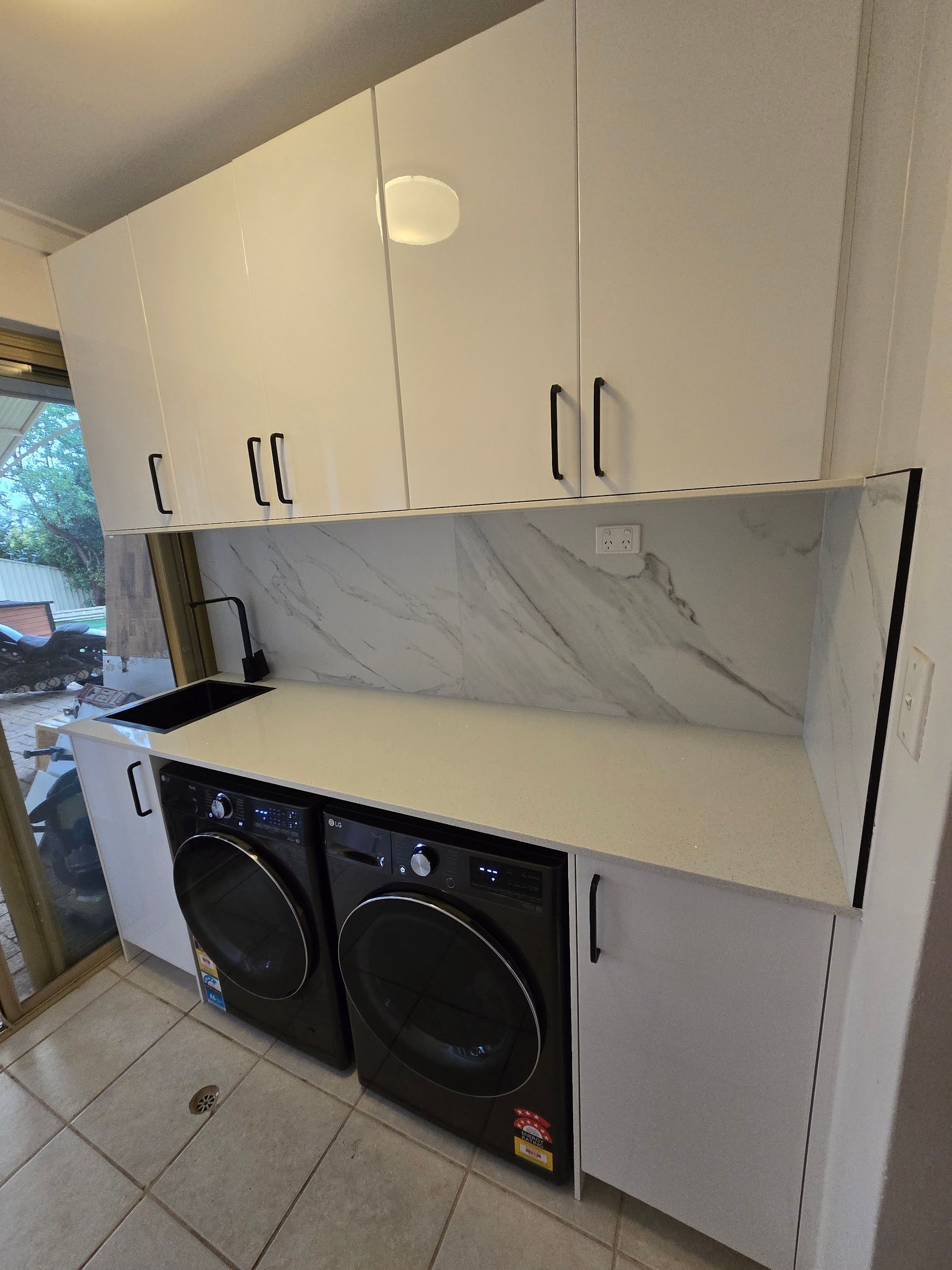 Laundry renovation in Perth.