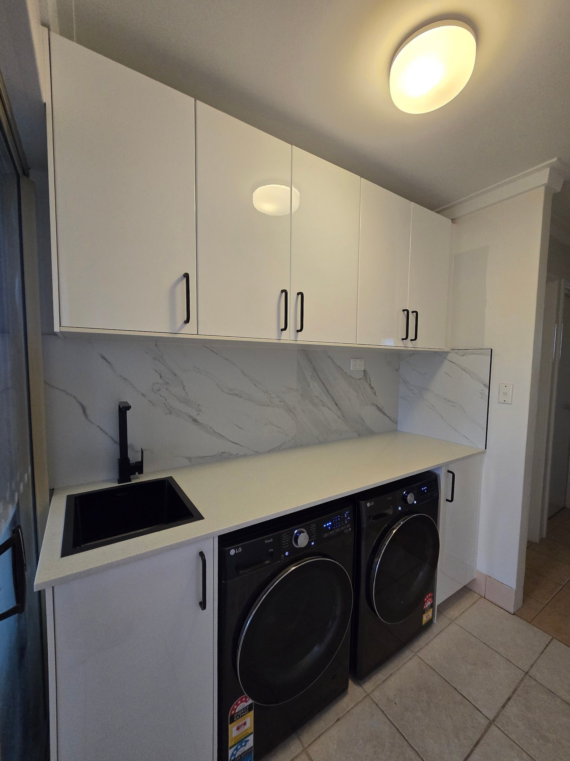 Laundry renovation in Perth.