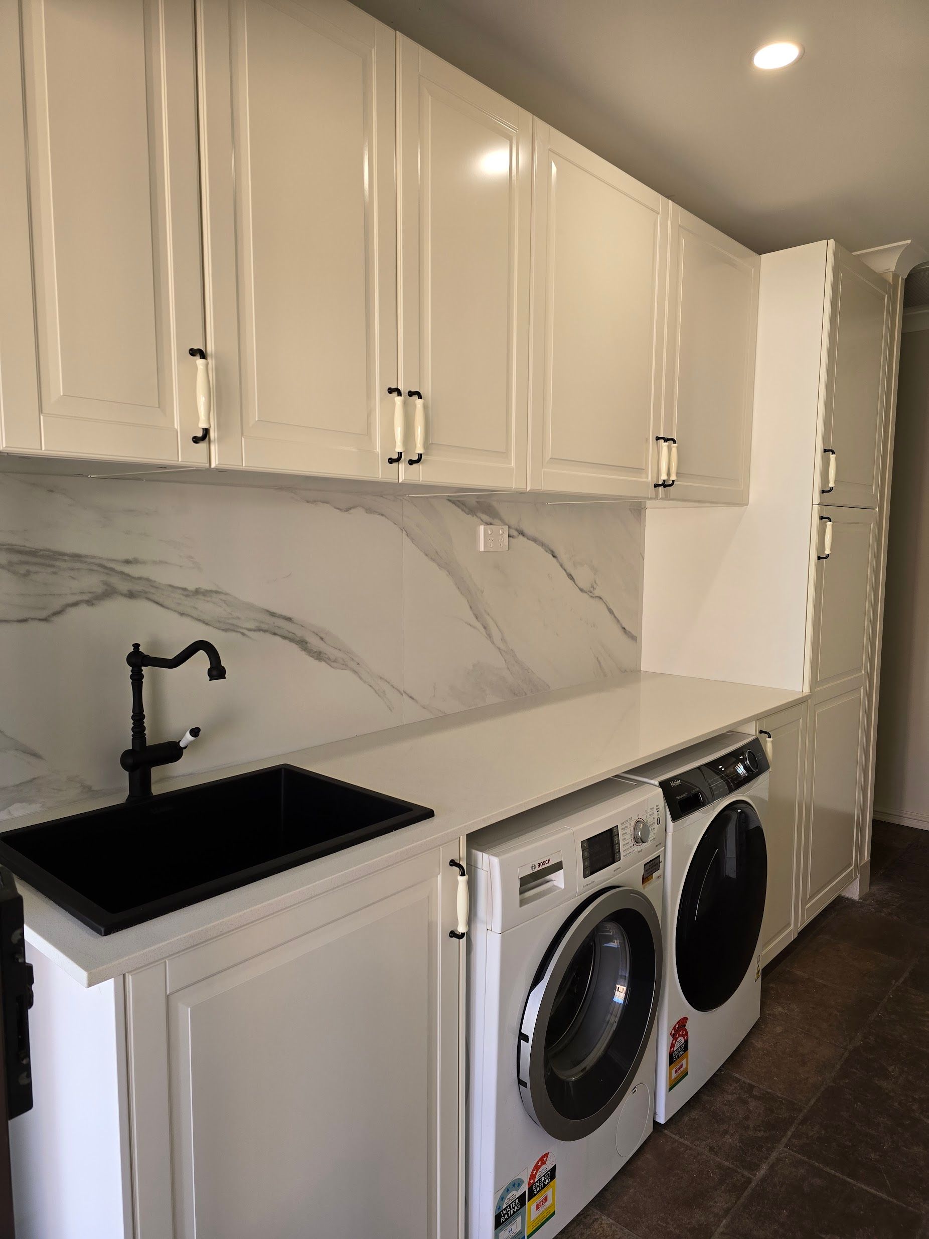 Laundry renovation in Perth.