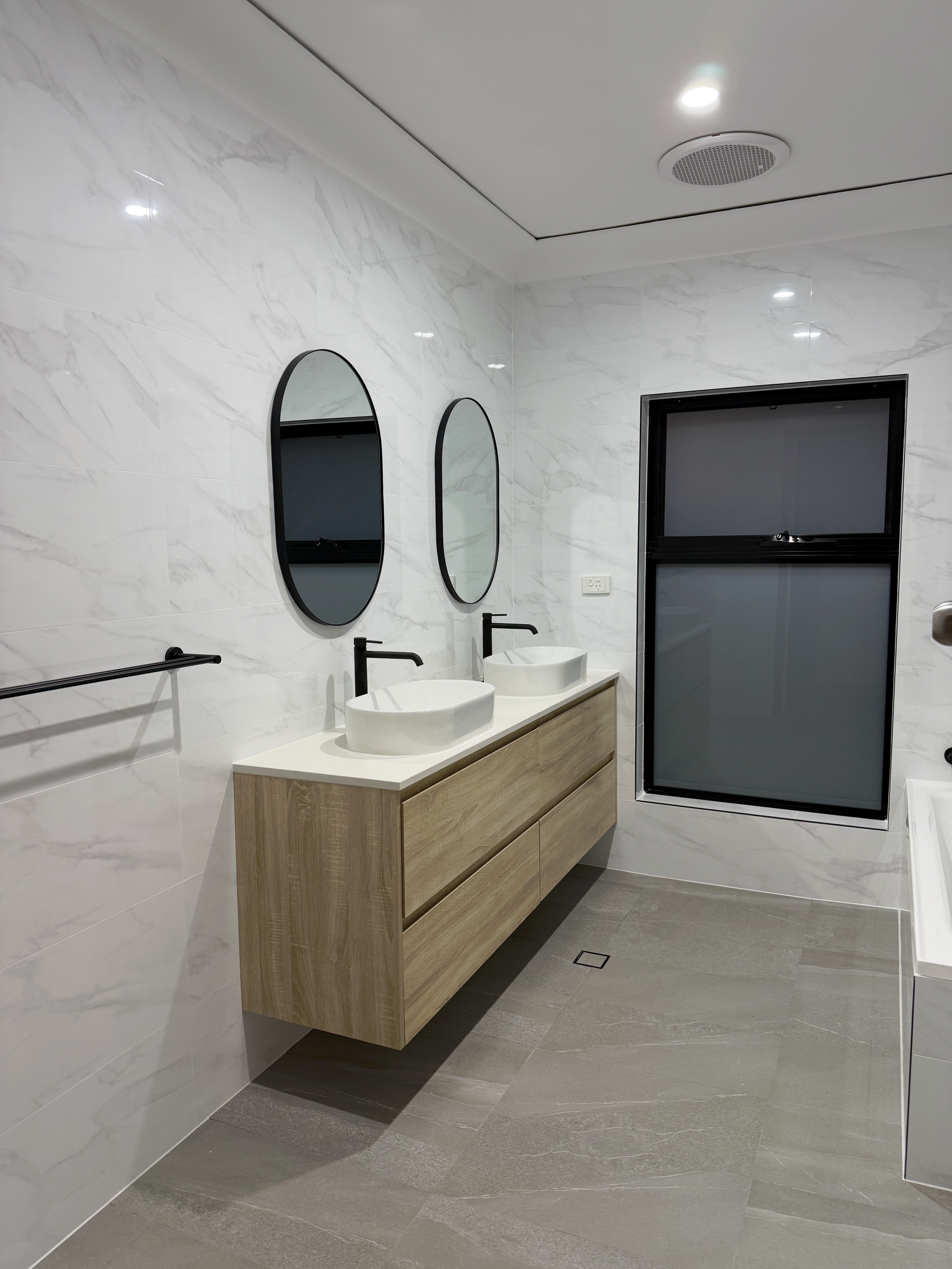 Bathroom renovation in Perth.