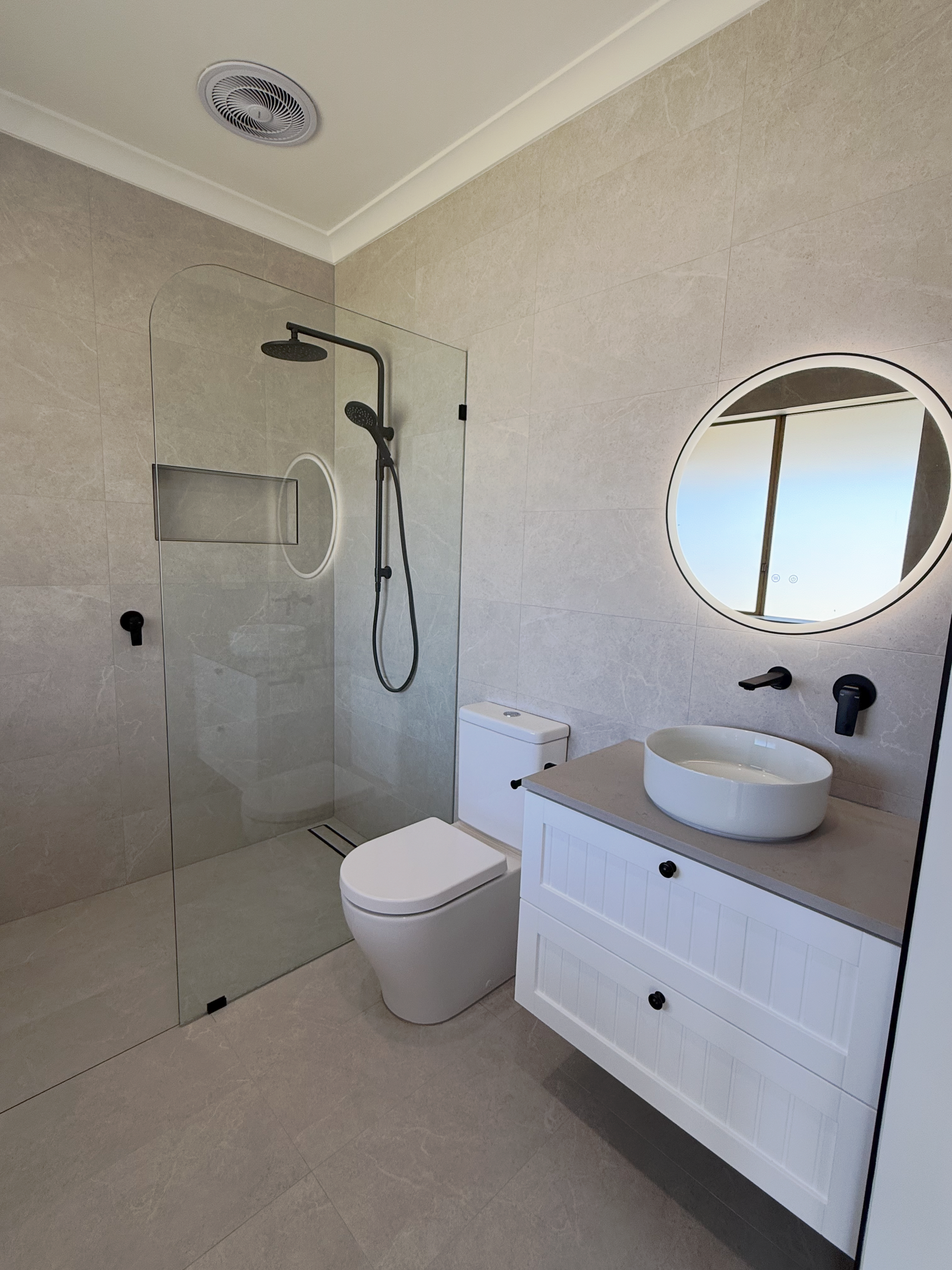 Bathroom renovation in Perth.
