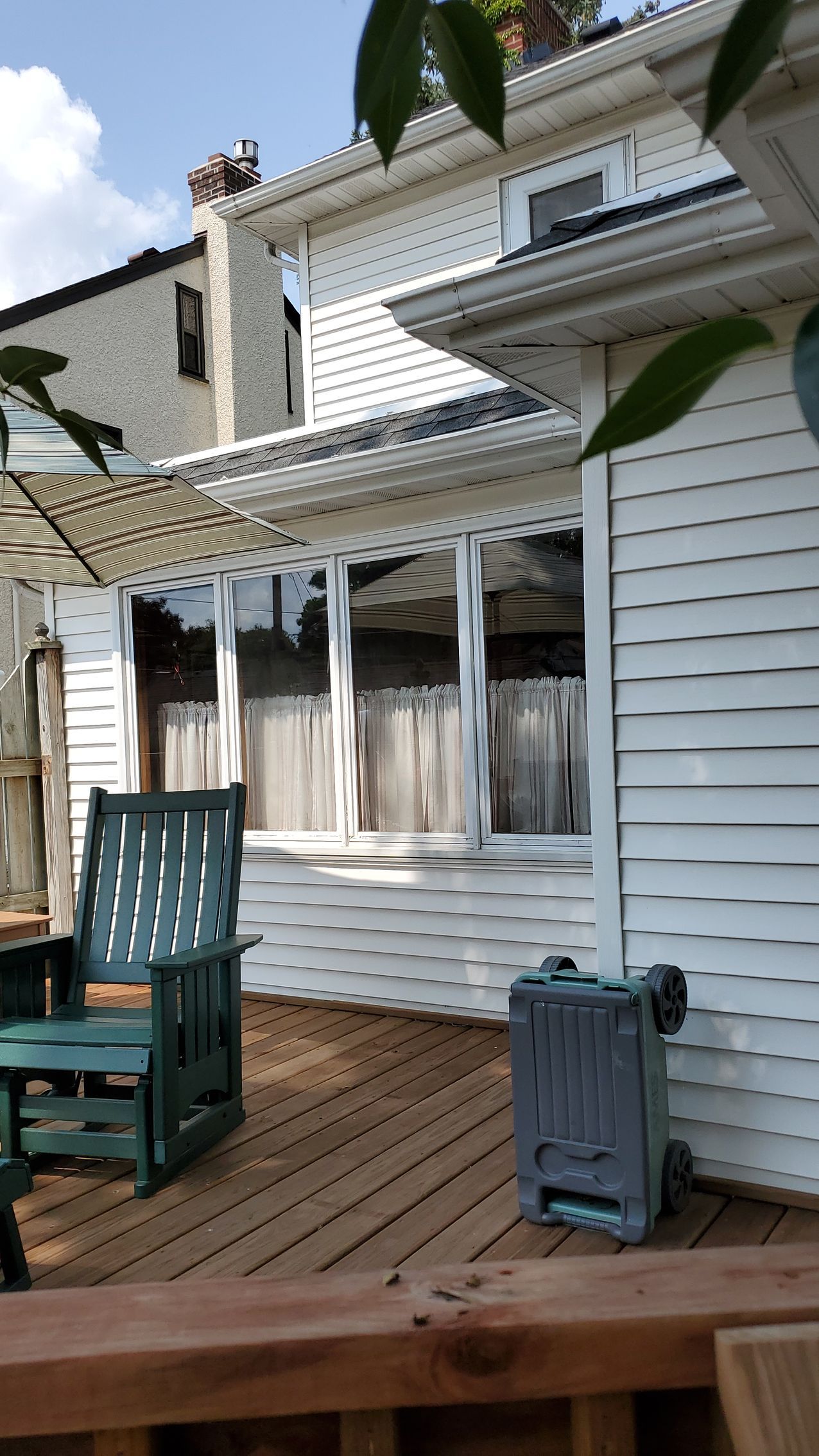 House Deck Before — Carver, MN — TJ Exteriors Inc.