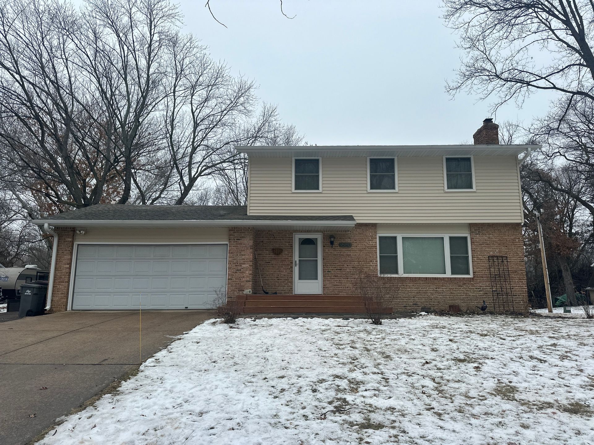 House Exterior With Snow— Carver, MN — TJ Exteriors Inc.