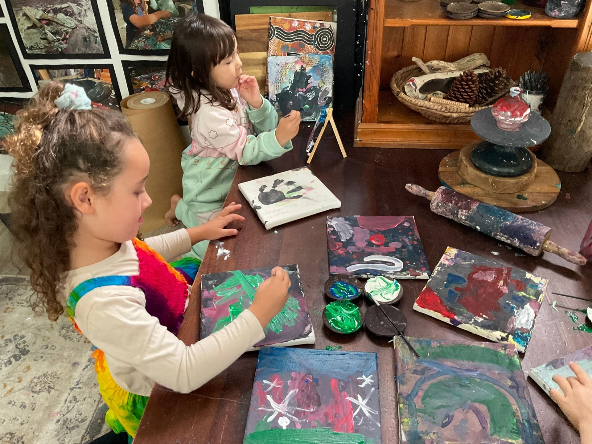 two children w