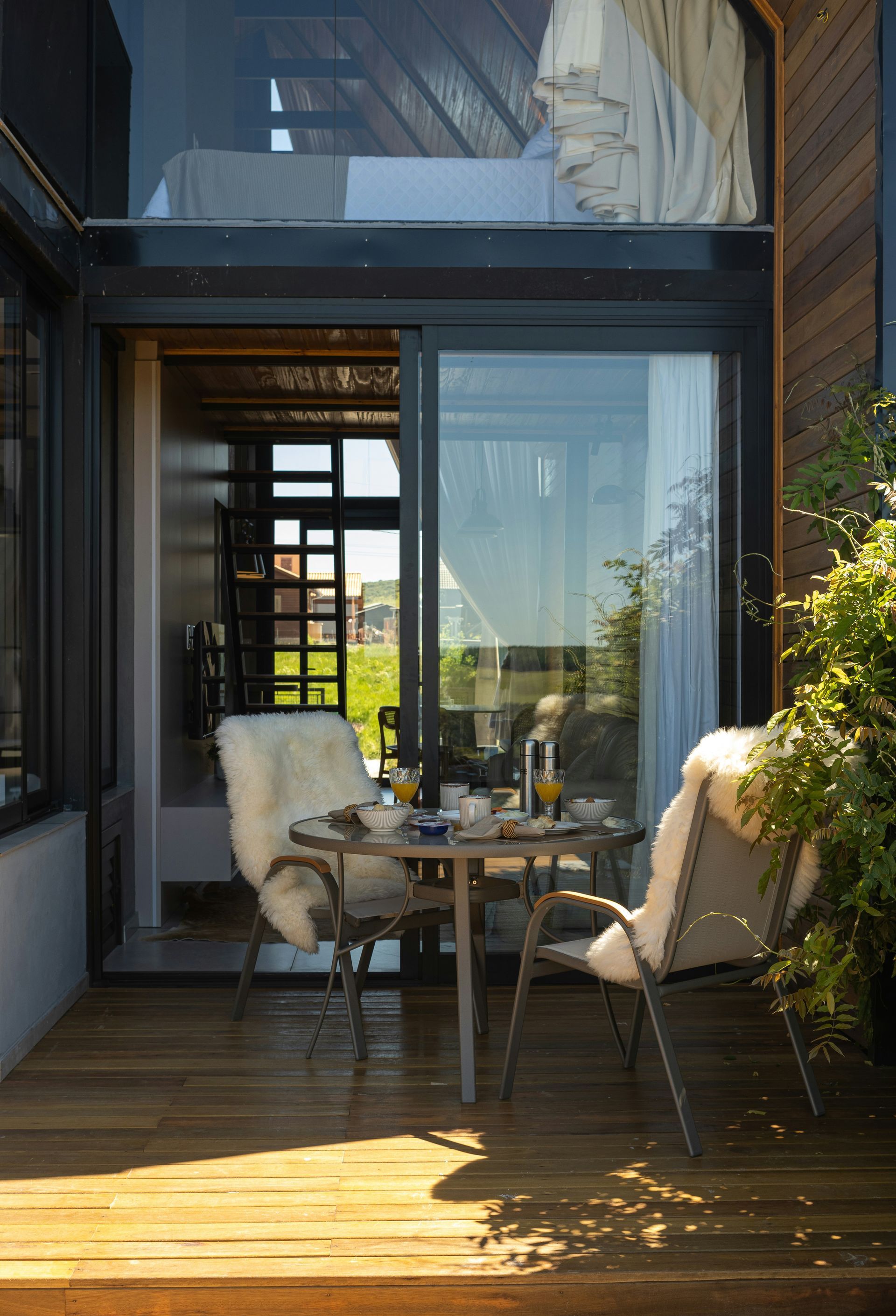 window treatment in a modern home setting