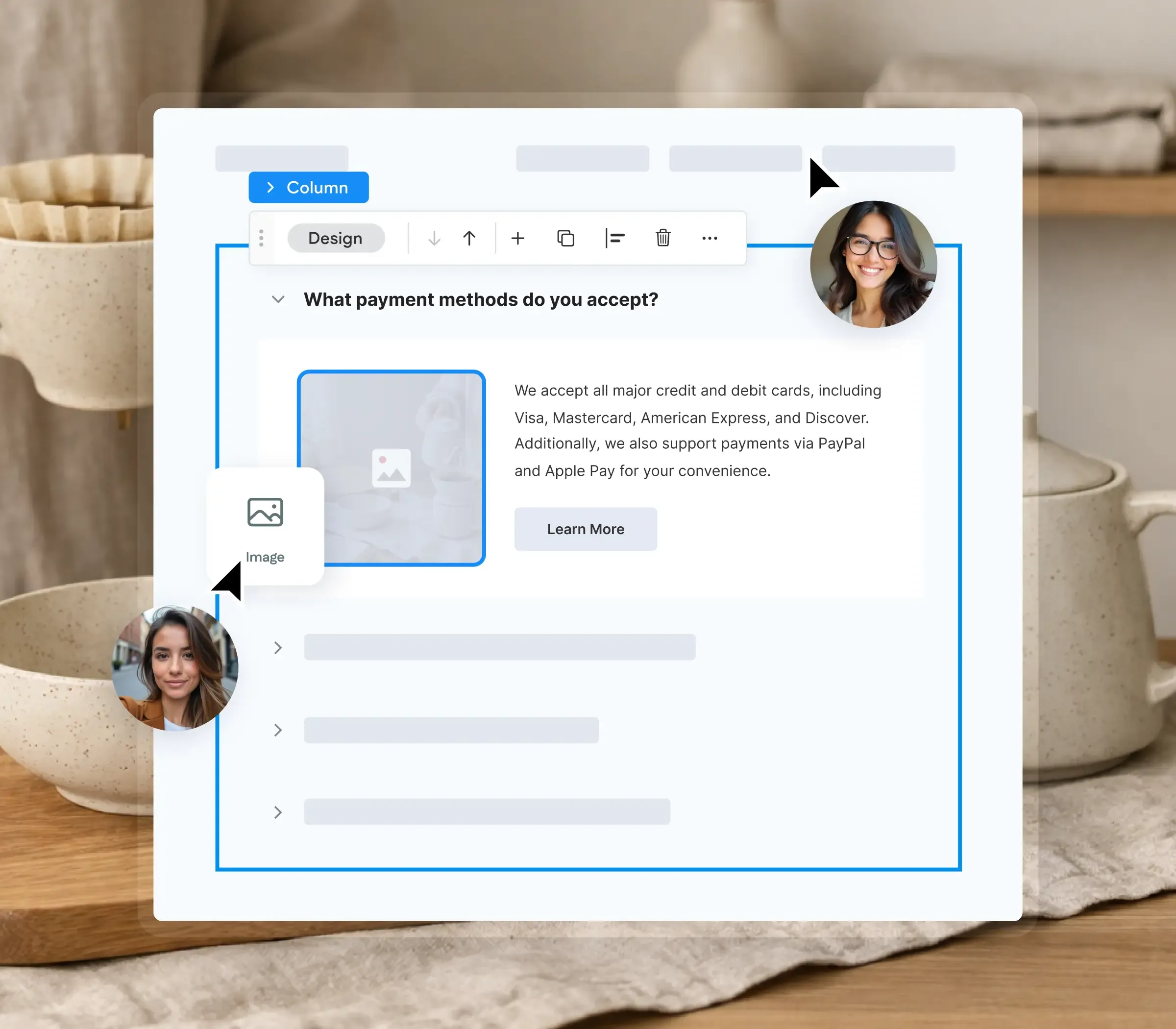Website Builder Features - Without Code
