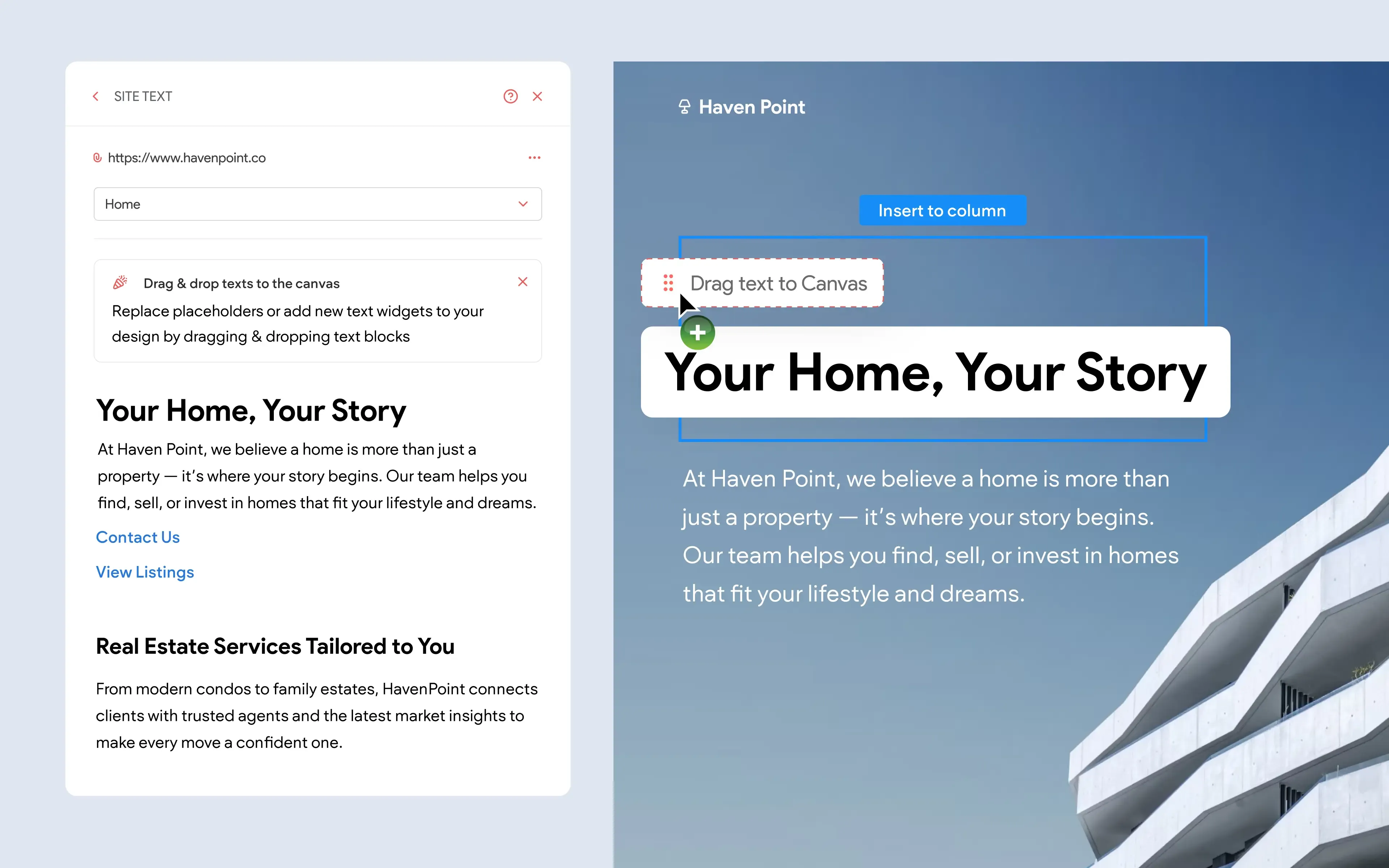 Generating AI Page Recommendations for a website