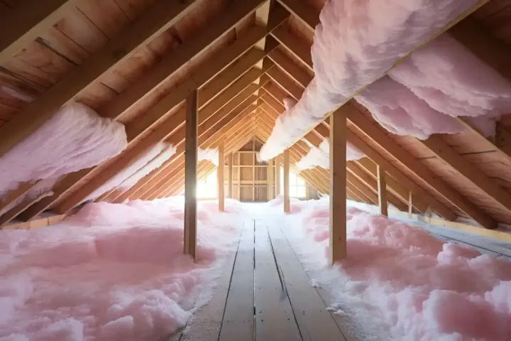 Cellulose blown in insulation for energy efficient homes