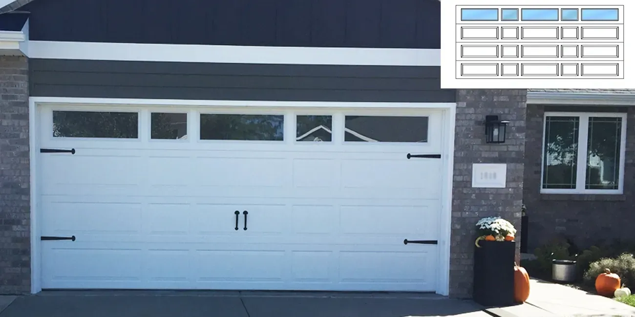 Big White Garage Door — Beatrice, NE — Blue Valley Door Co. Inc.