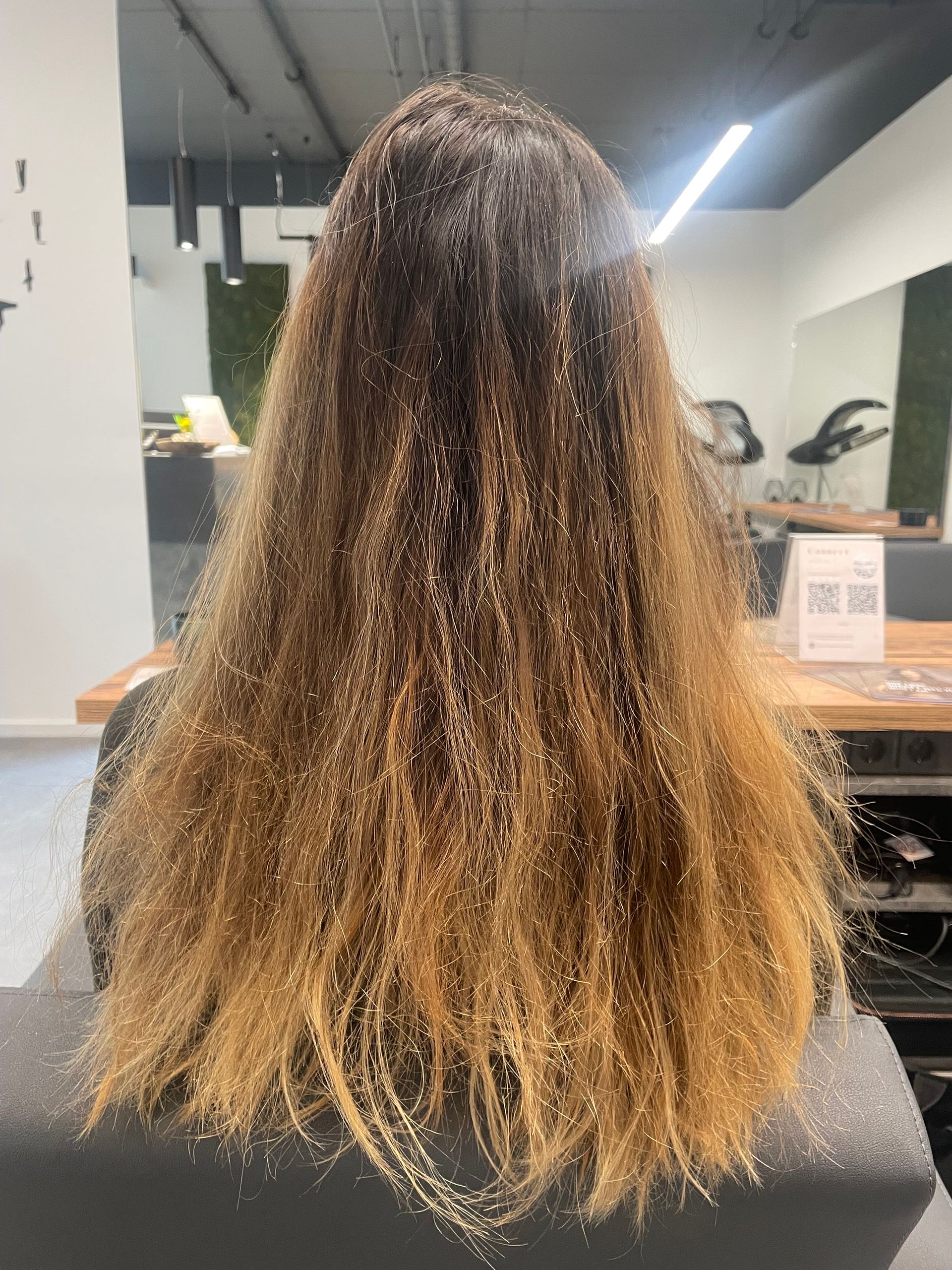 Haare Vorher