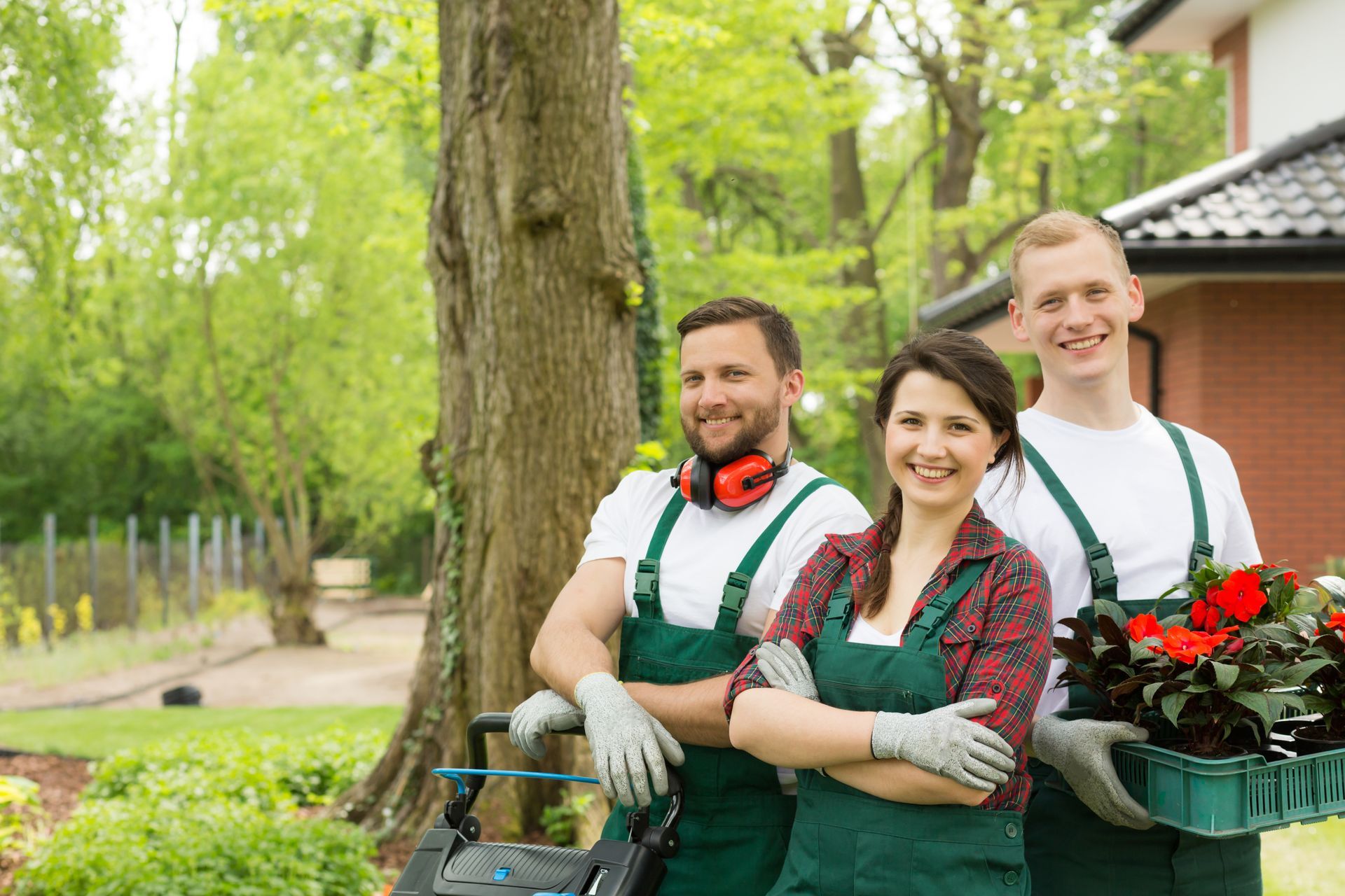 professional gardeners and landscapers