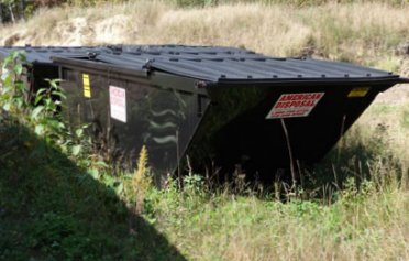 Big Black Dumpster — Deer River, MN — American Disposal Big Black Dumpster — Deer River, MN — American Disposal