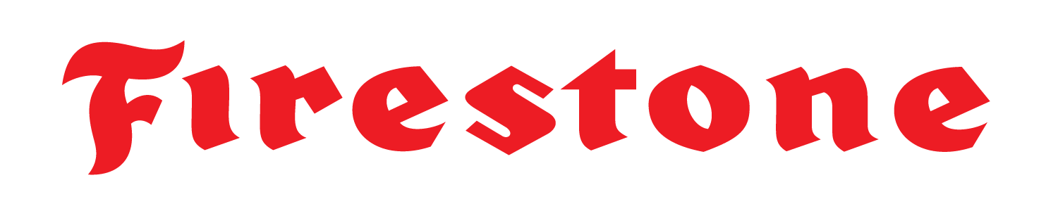 The word firestone is written in red on a white background.