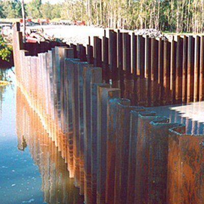 Steel sheet piling