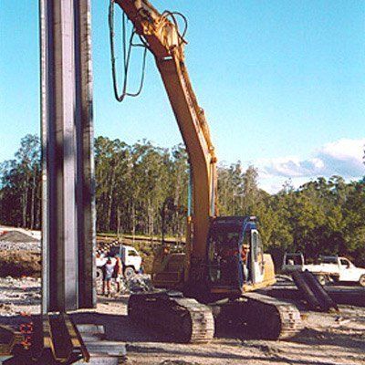 Sheet piling for property boundaries