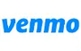 Venmo logo in blue italic text