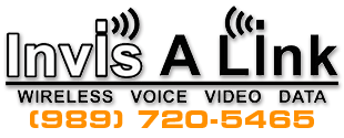 a logo for invisalink wireless voice video data