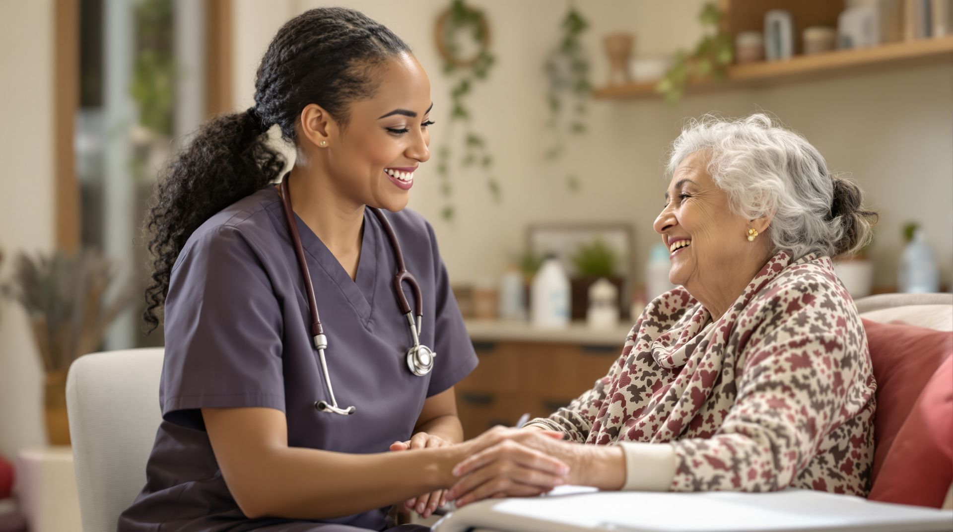 nurse and woman 
