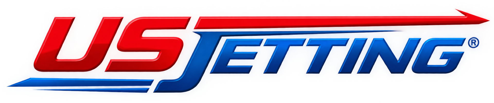 US Setting logo in red and blue with a stylized horizontal line