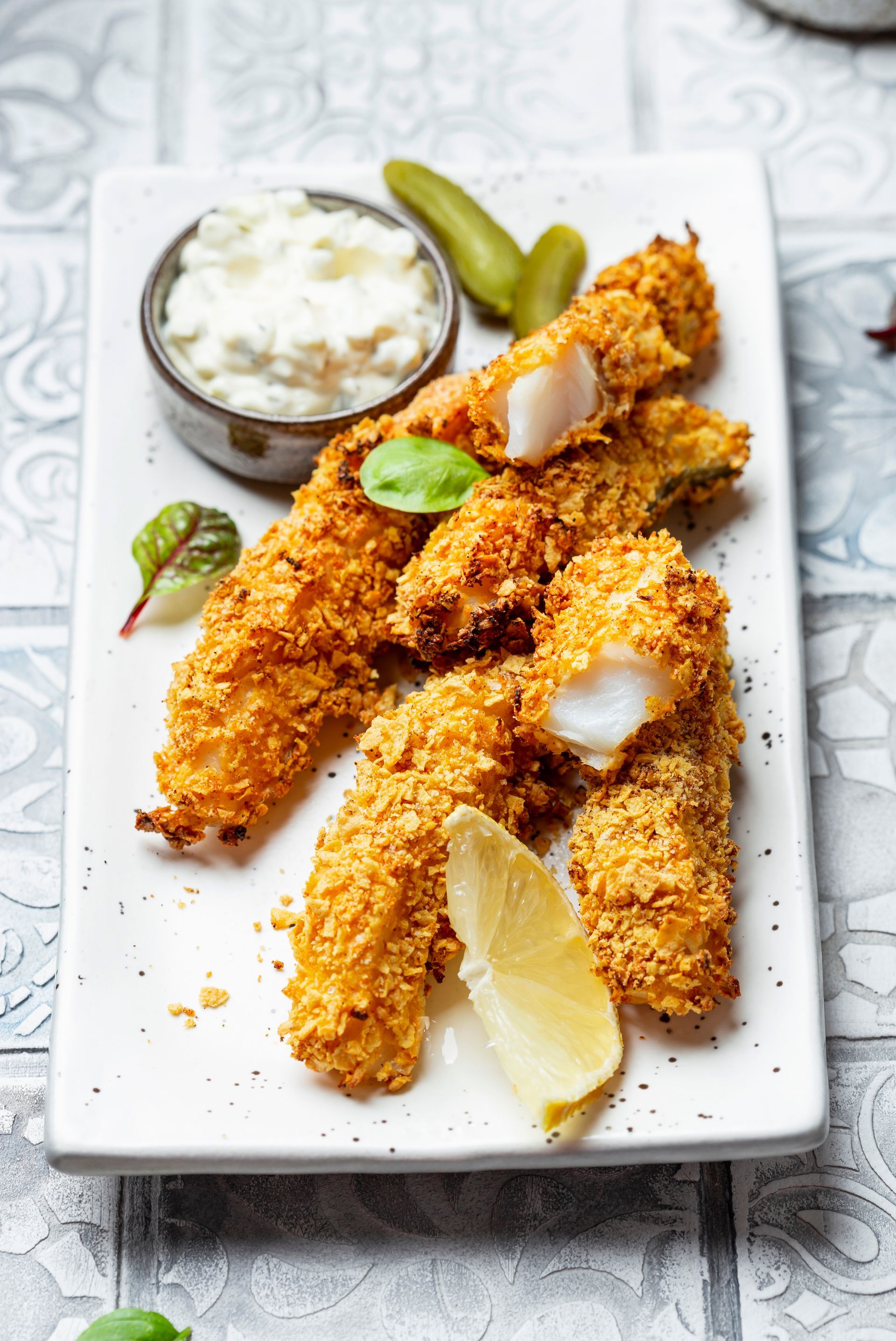 tenders de poisson églefin pané