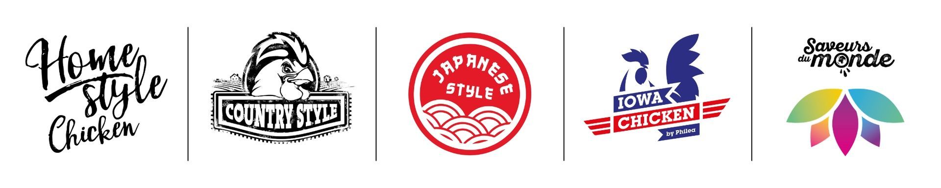 logos poulet snack japanese style country style home style Iowa