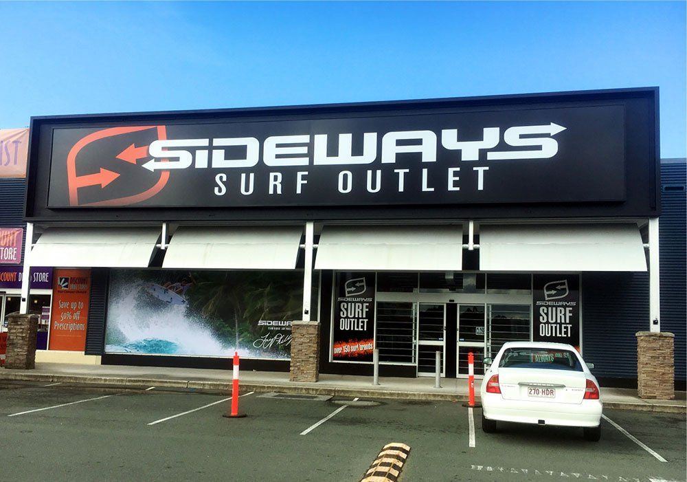 Sideways Surf Outlet — General Signage in Tweed Heads South, NSW