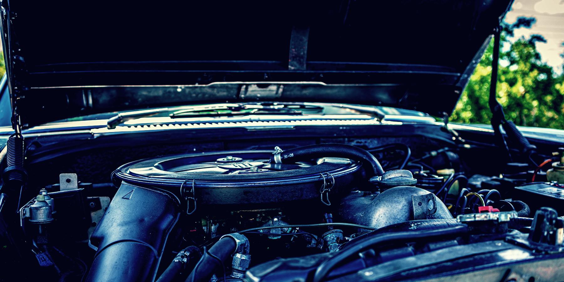 Engine of Mercedes 