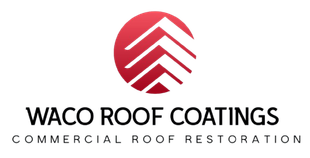 Waco Roof Coatings logo with red roof icon and text “Commercial Roof Restoration”