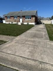 Before Cleaning The Driveway | Wilmington, DE | Can-Man Exterior Cleaning