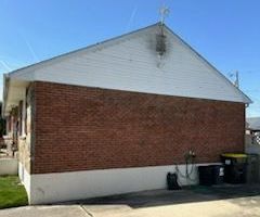 Before Cleaning Back Of The House | Wilmington, DE | Can-Man Exterior Cleaning