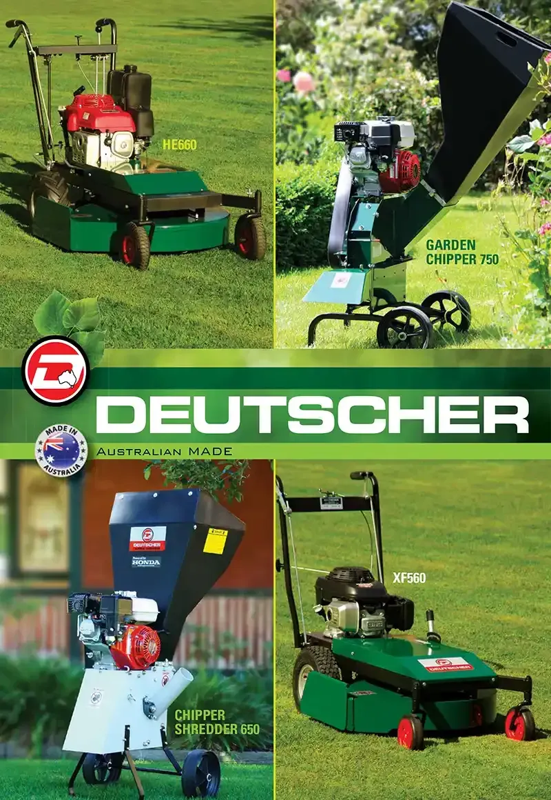 Download Brochure Download the Mower & Chipper Brochure from Deutscher Mowers