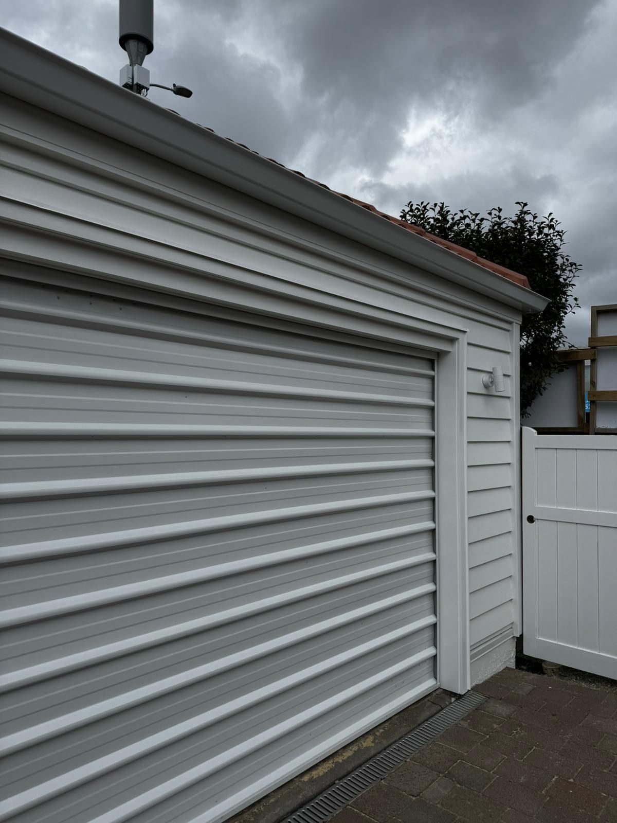 Freshly painted exterior walls in Remuera home