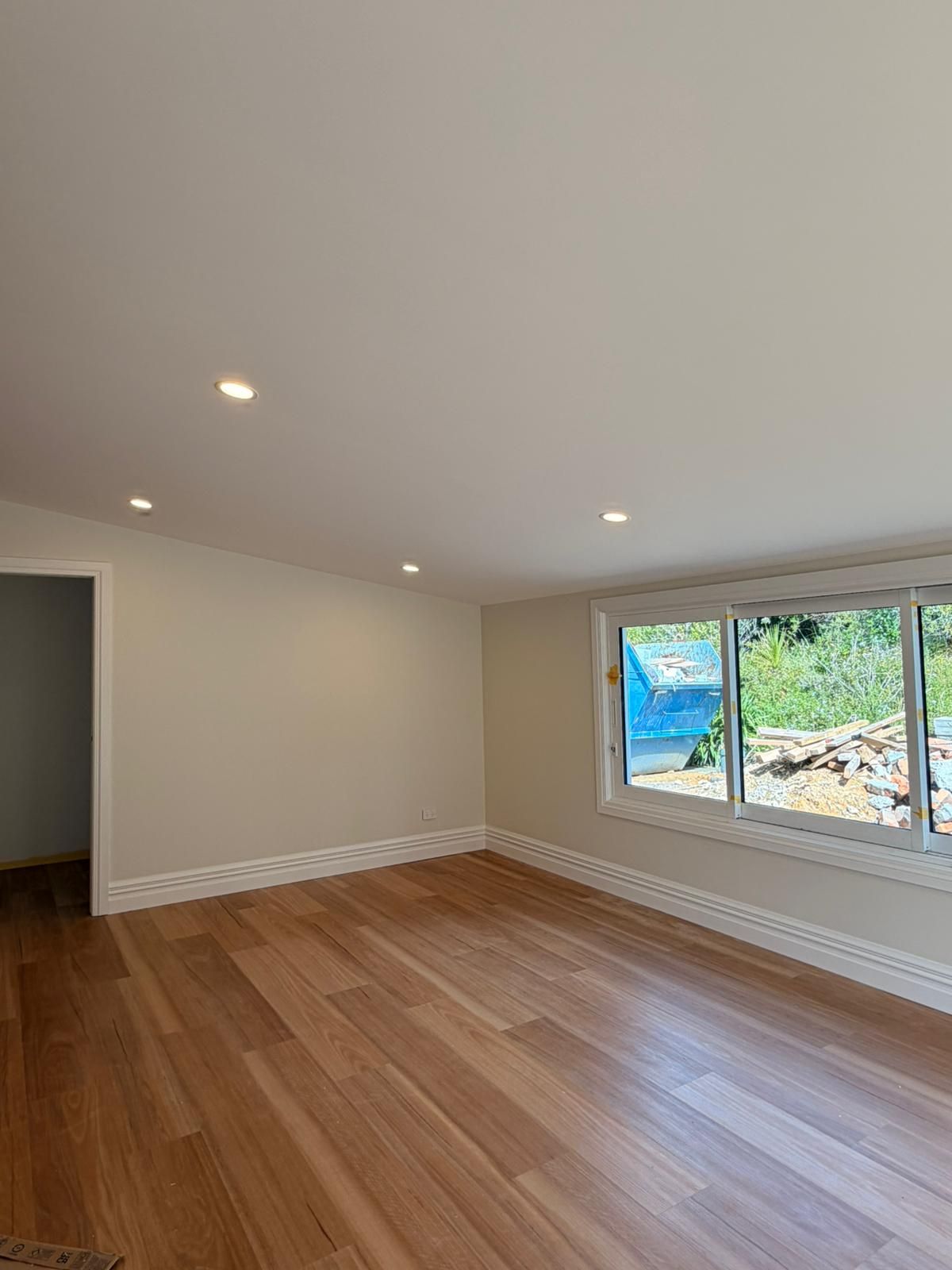 Interior walls freshly painted in Auckland home