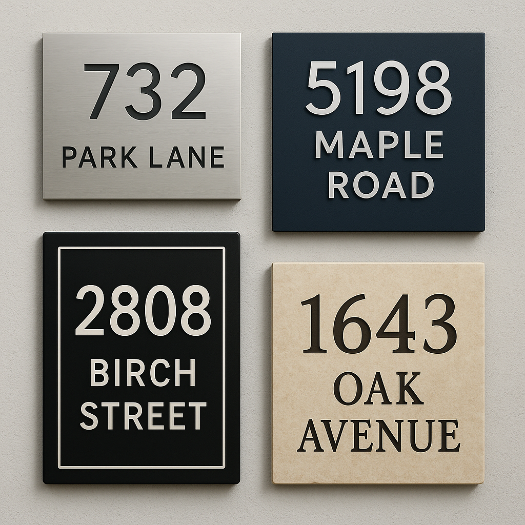 Professionally Display Your Address With Signs In Murfreesboro TN