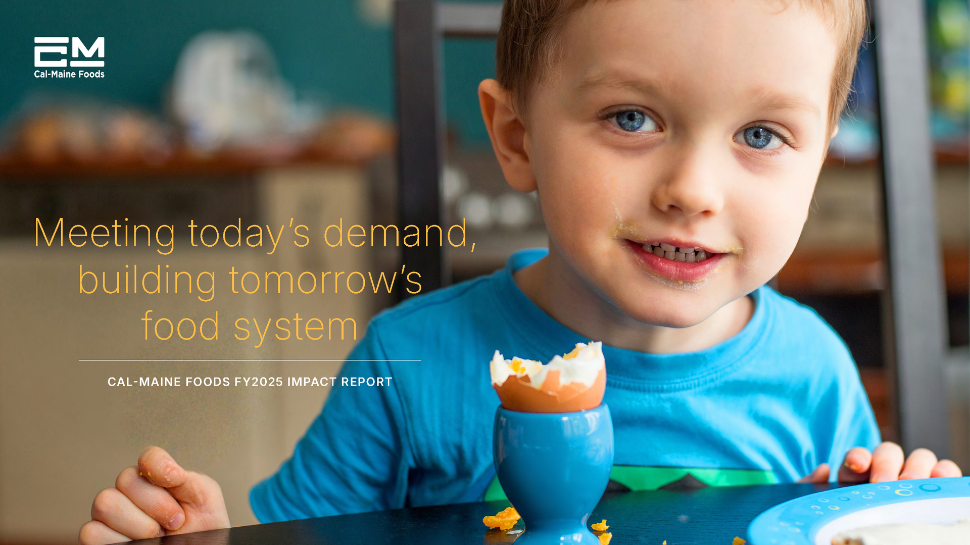 Cover image of the Fiscal Year 2025 Cal-Maine Impact Report.