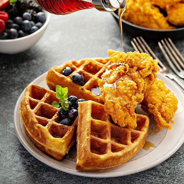Chicken and waffles