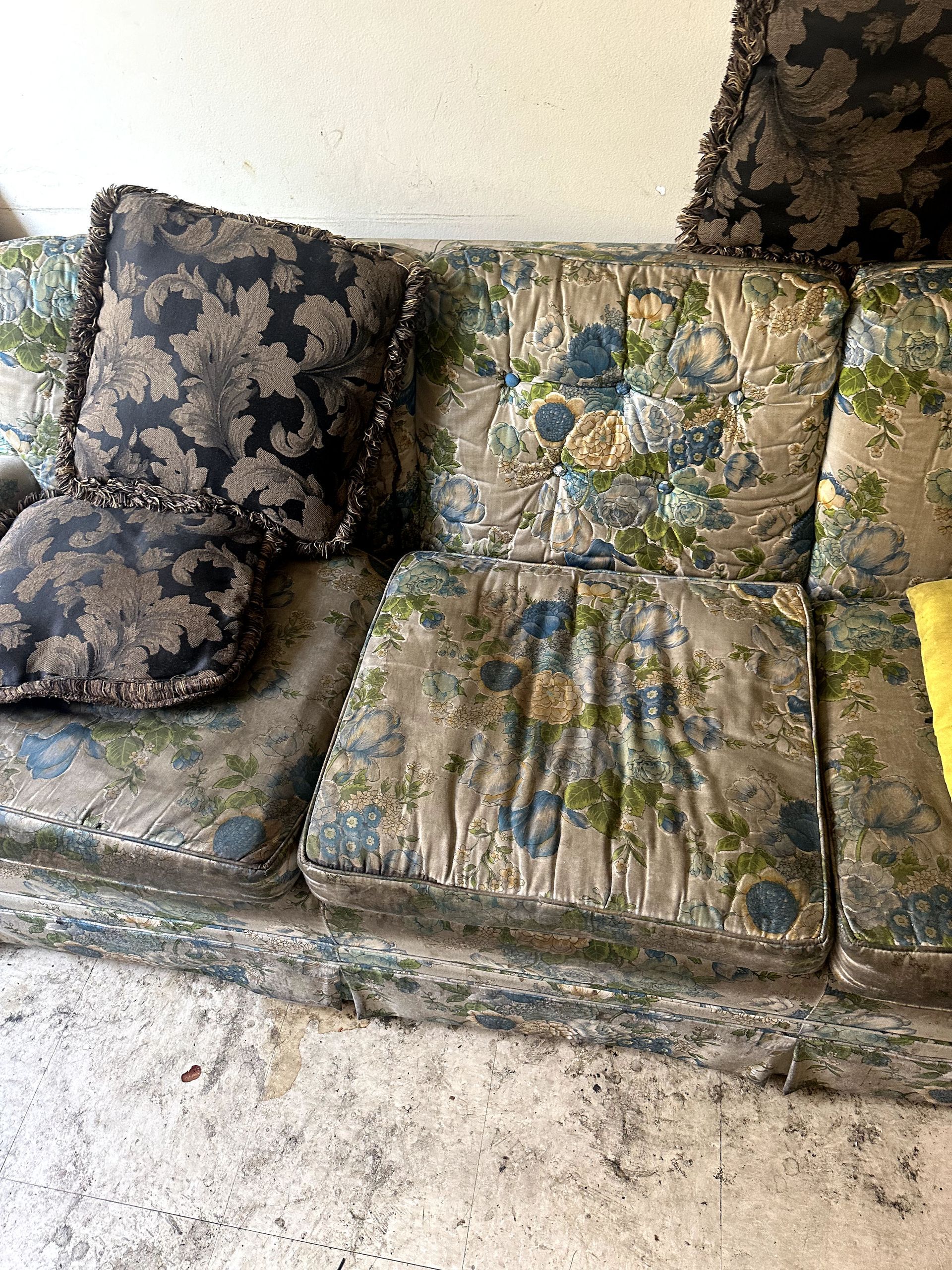 A before shot of a living room in a trauma cleanup in Ohio by Kingdom Bio Recovery & Restoration