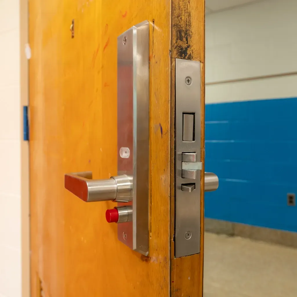 Image of door hardware, door lock, photo for Advance Lock and Key, locksmith, Staten Island, NY.