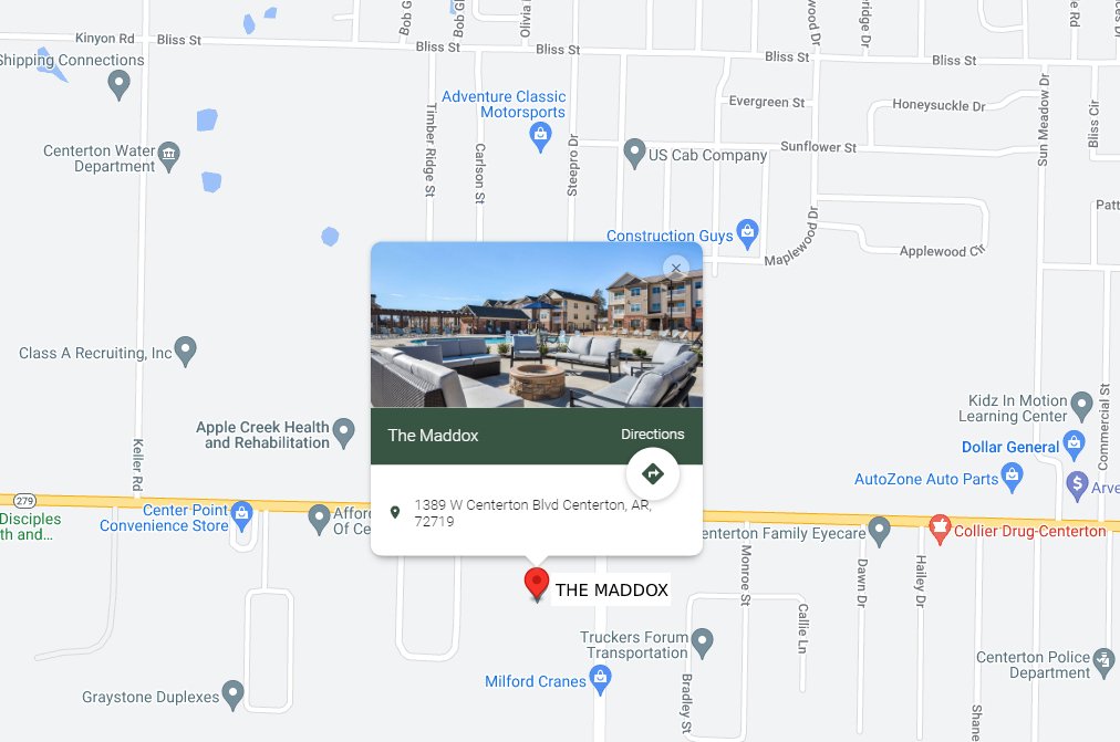 The Maddox Apartments for Rent in Centerton, AR