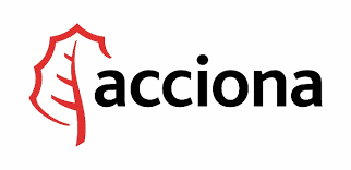 The logo for Acciona.