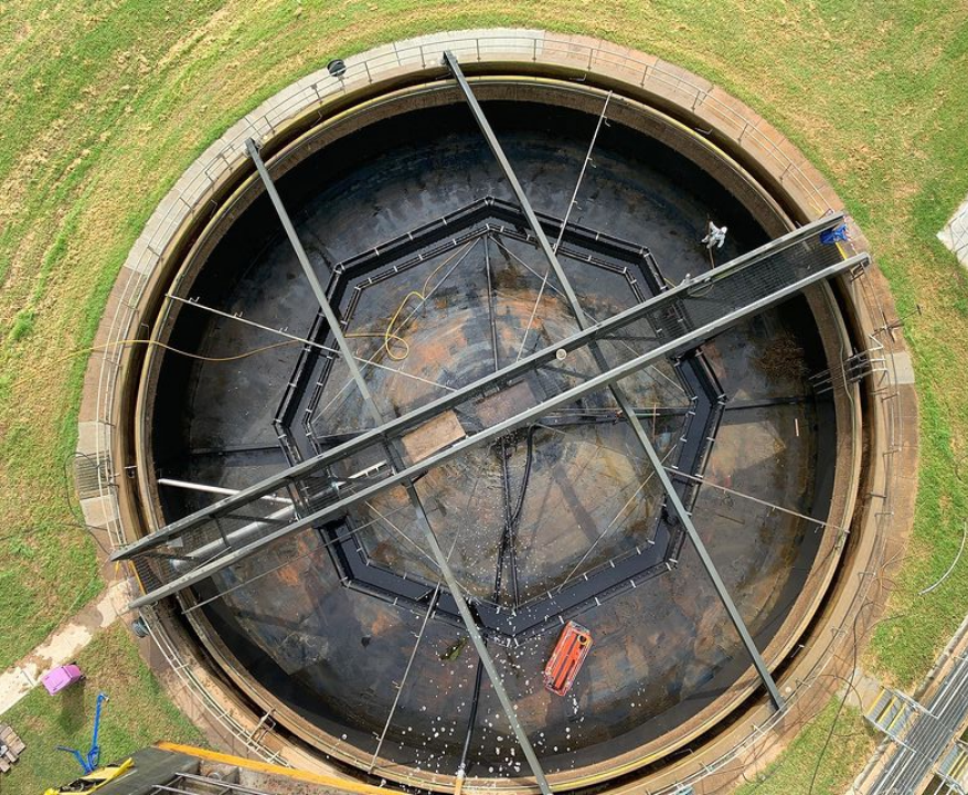 A water treatment plant in New South Wales.
