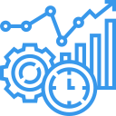 An icon representing the efficiency of vacuum loading.