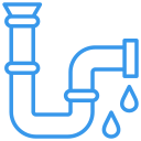An icon representing a drain that is overdue for a clean.