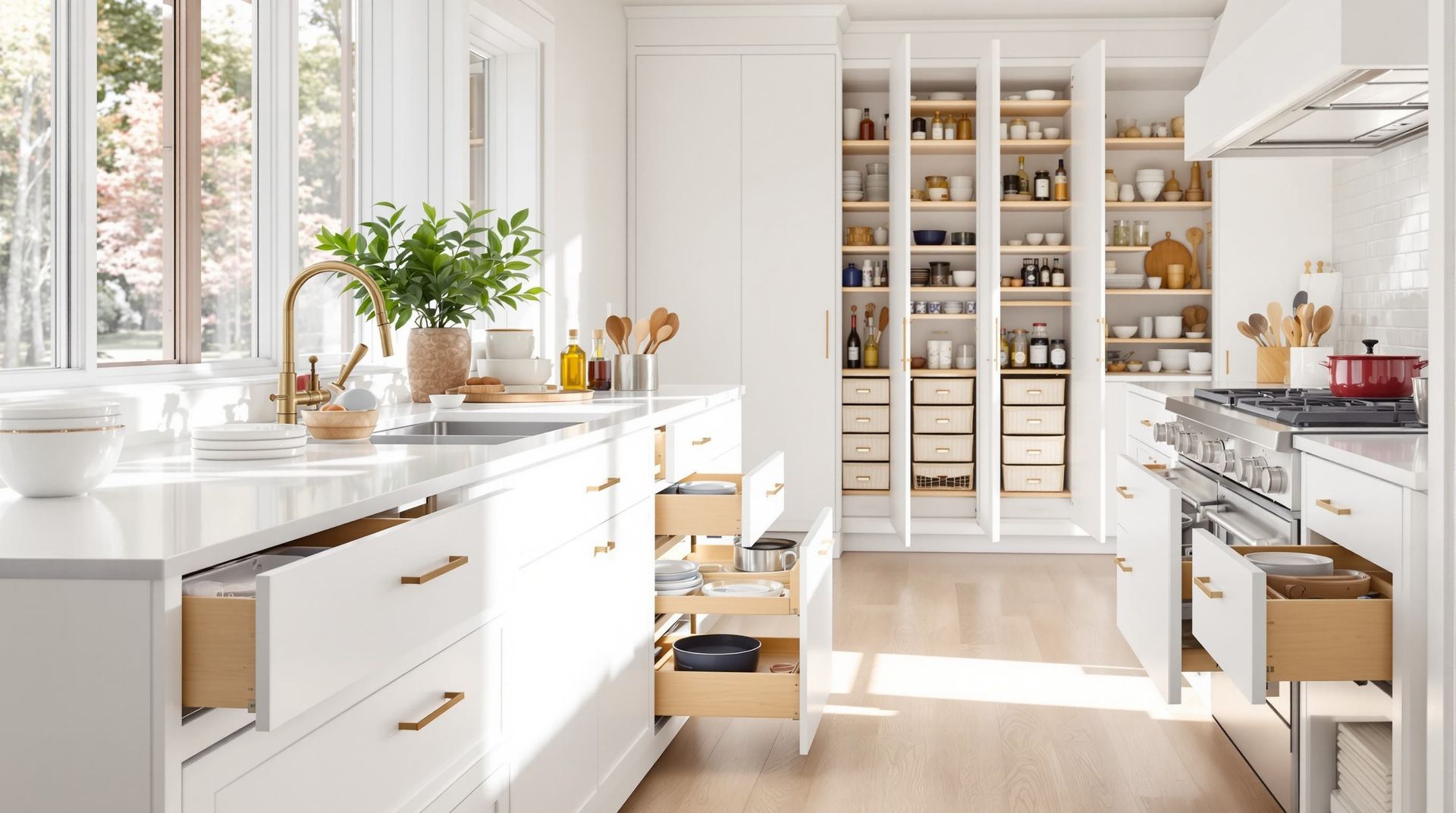 Kitchen Storage Design | Pantry Ideas | Rockville, MD